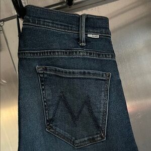 Mother Dark Blue Denim Jeans
